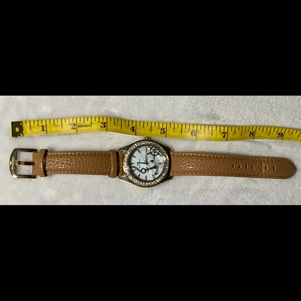 SWAROVSKI Crystal Tan Nautical Watch